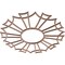 Ekena Millwork Augustus Wood Fretwork Pierced Ceiling Medallion, Wood (Paint Grade), 16"OD x 5 5/8"ID x 3/8"T CMWP16X16X0375AUMF - alternate 2